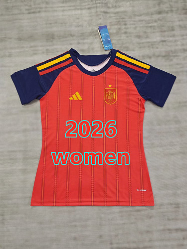 Spain Home Women 8 Teams Jersey S-2XL 8