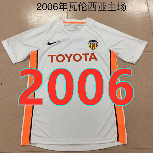 Valencia Home Retro Jerseys S-Xxl