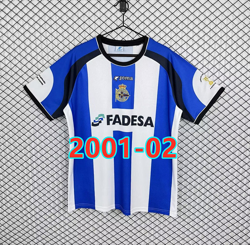 Deportivo Home Retro Fans Version Jersey S-2XL
