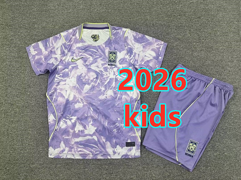 Korea Away Kids Jersey+shorts Kit 16 -28