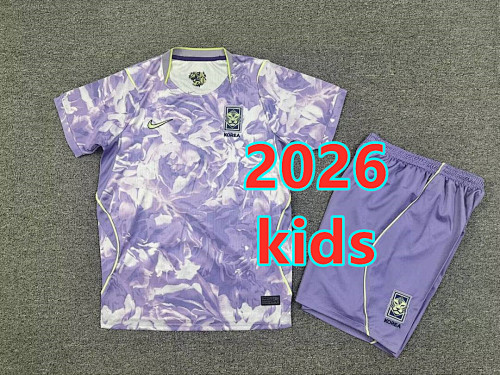 Korea Away Kids Jersey+shorts Kit 16 -28