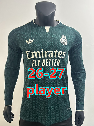 26-27 Real Madrid Away Player Long Jersey S-3XL