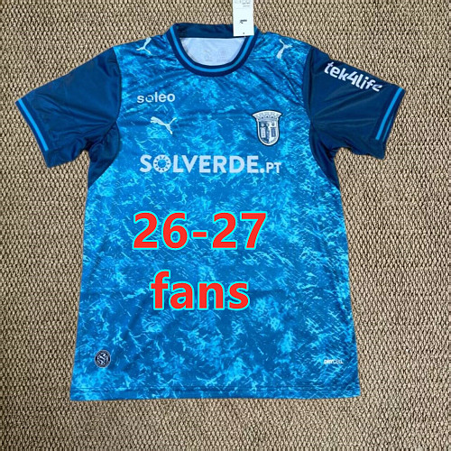 26-27 Braga Away Fans Version Jersey S-2XL