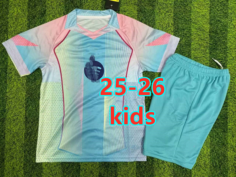 25-26 Barcelona Special Kids Jersey+shorts Kit 16 -28