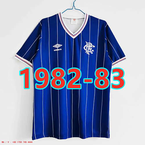 Rangers Retro TopThai Quality Home Jersey S-2XL