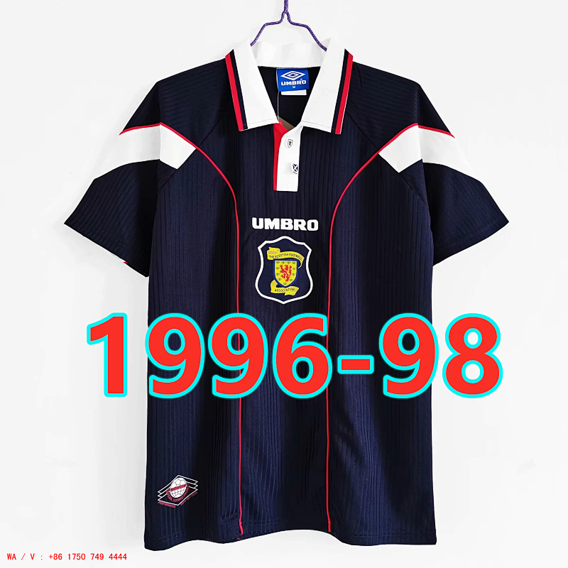 Scotland Retro Home Jersey S-2XL