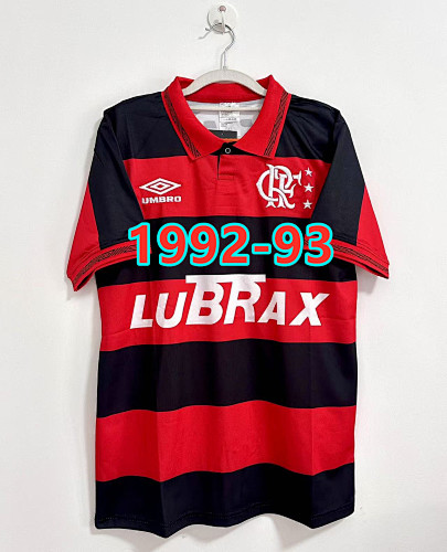 92-93 Flamengo Home Retro Fans Jersey S-2XL