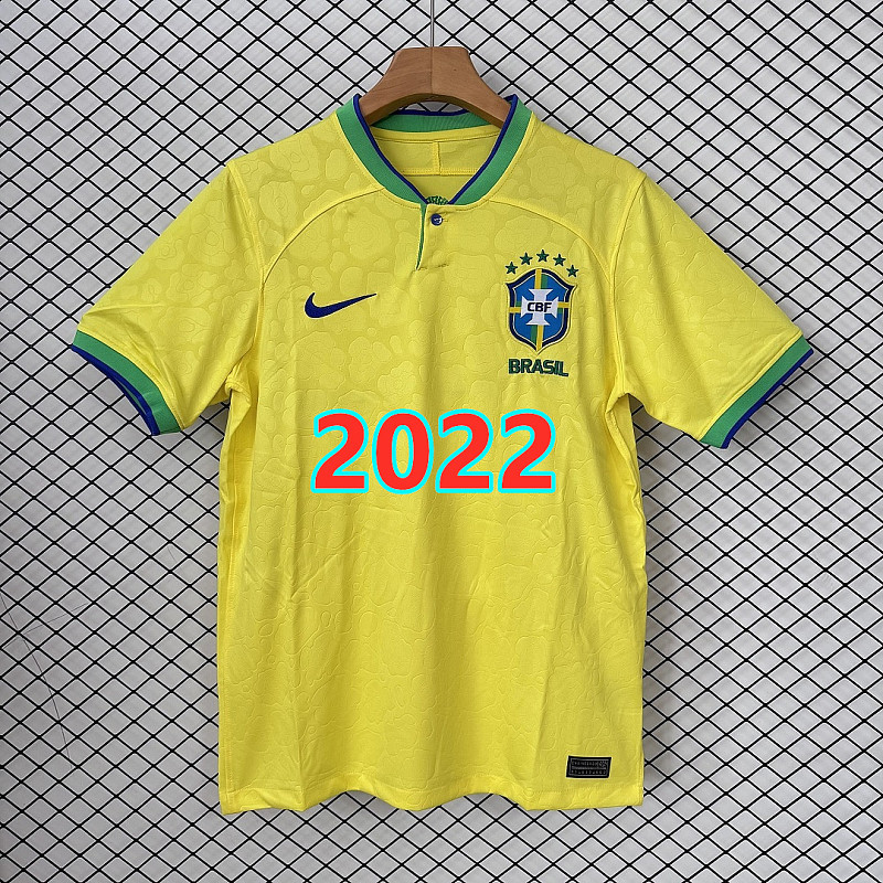 Brazil Home Retro Jersey S-2XL