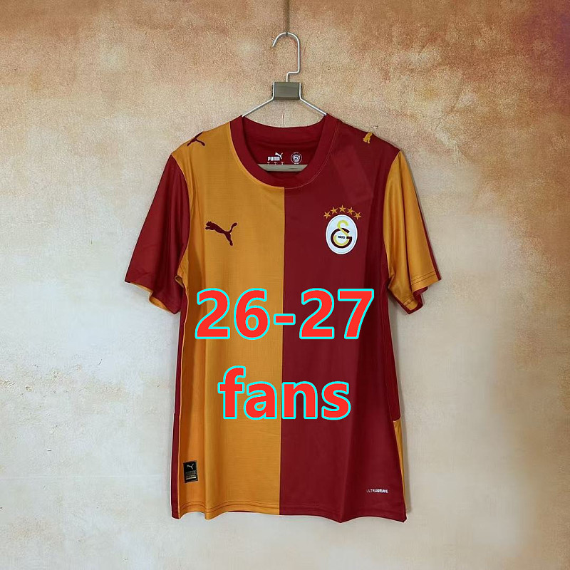 26-27 Galatasaray Home Fans Without Sponsor S-4XL
