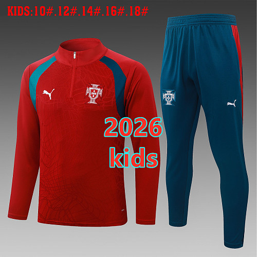 Portugal Kids Long Sleeve Tracksuit 10 -18