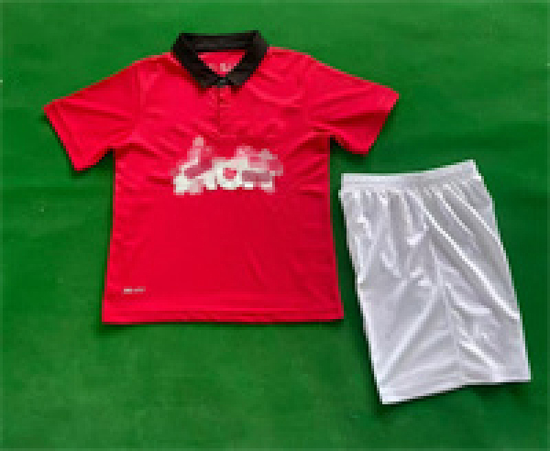 13-14 Manchester United Home Retro Kids Kit 16 -28