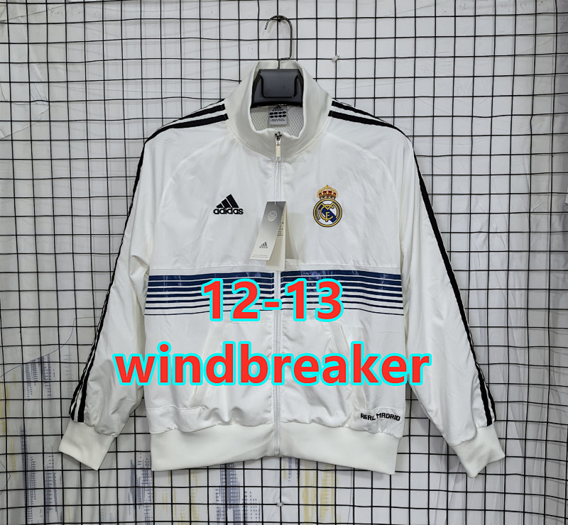 12-13 Real Madrid Retro Windbreaker S-2XL