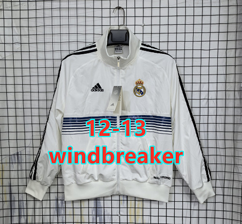 12-13 Real Madrid Retro Windbreaker S-2XL