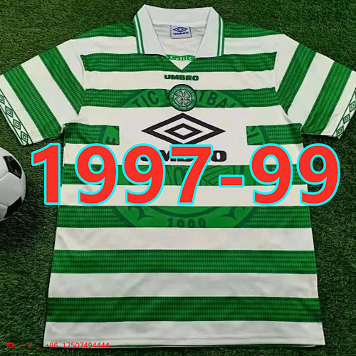 Celtic Retro Home Jersey S-2XL