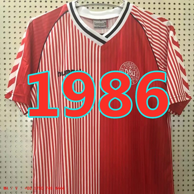 Denmark Retro TopThai Quality Home Jersey S-2XL