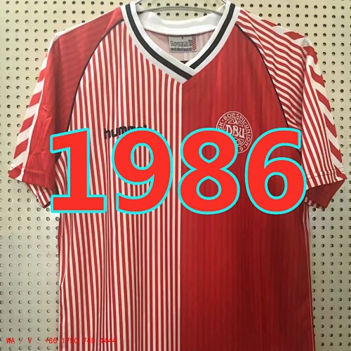Denmark Retro TopThai Quality Home Jersey S-2XL