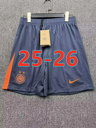25-26 Inter Milan Third Fans Version Shorts S-2XL