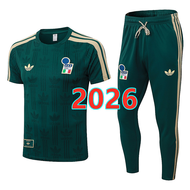 Italy Player Short Sleeve+pants Kit S-4XL