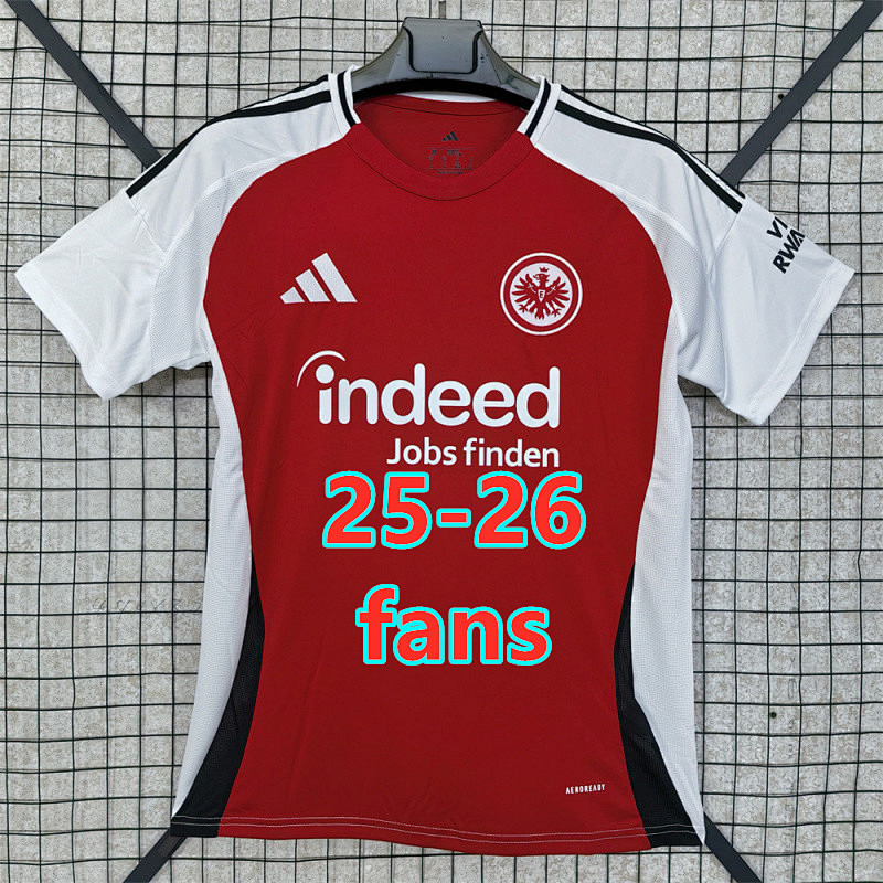 25-26 Frankfurt Home Fans Version Jersey S-2XL