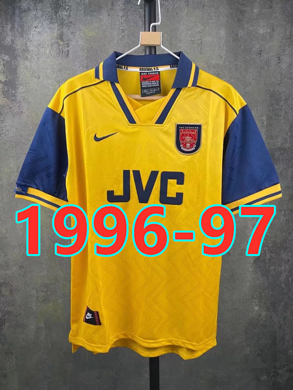 Arsenal Retro TopThai Quality Away Jersey S-2XL