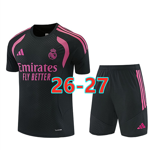 26-27 Real Madrid Short Sleeve Tracksuit S-2XL