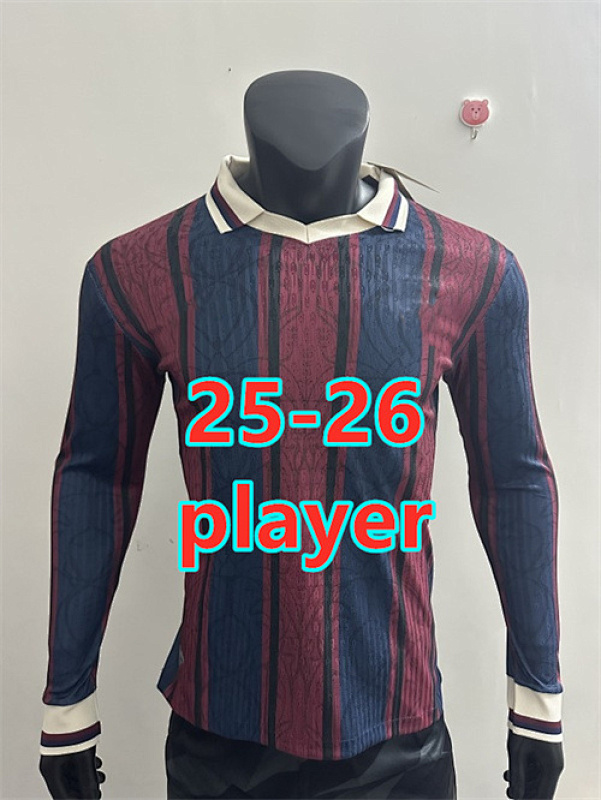 25-26 Barcelona Anniversary Player Long Jersey S-2XL