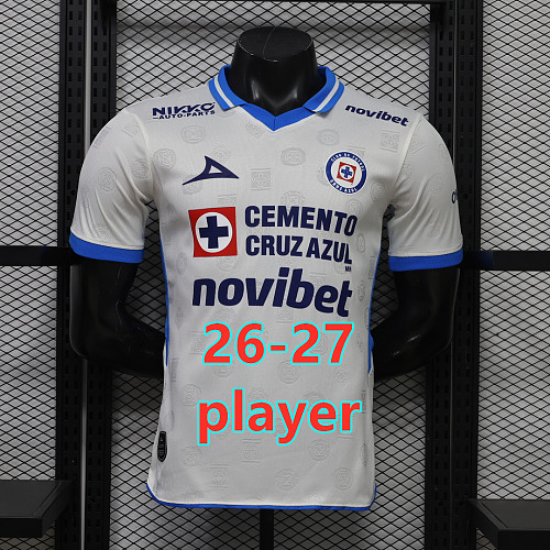 26-27 Cruz Azul Away Player Version Jersey S-4XL