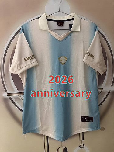 Argentina Retro Anniversary Fans Version Jersey S-4XL