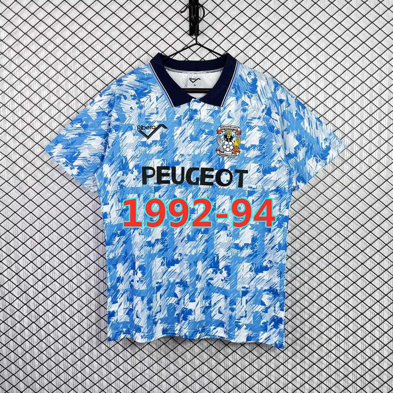 Coventry City Home Retro Fans Version Jersey S-2XL