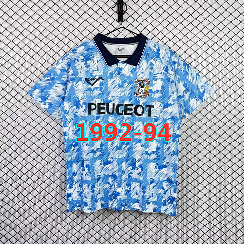 Coventry City Home Retro Fans Version Jersey S-2XL