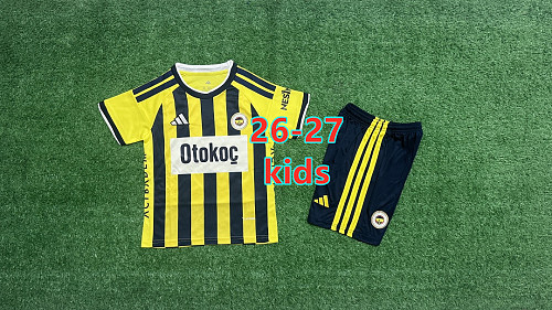 26-27 Fenerbahce Home Kids Jersey+shorts Kit 16 -28