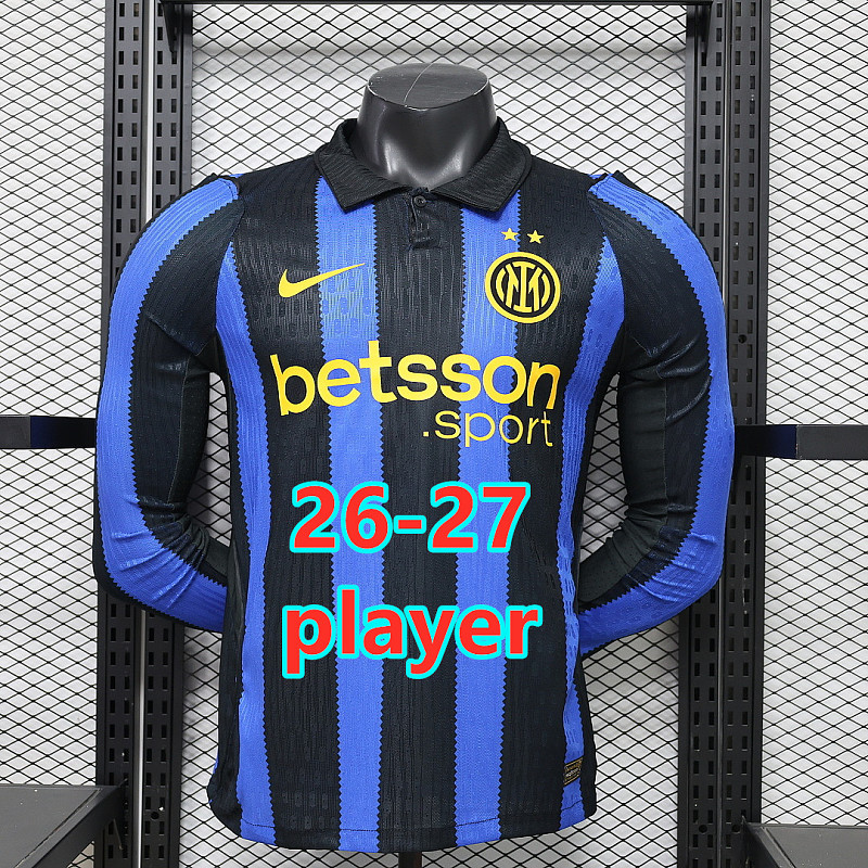 26-27 Inter Milan Home Player Long Jersey S-3XL