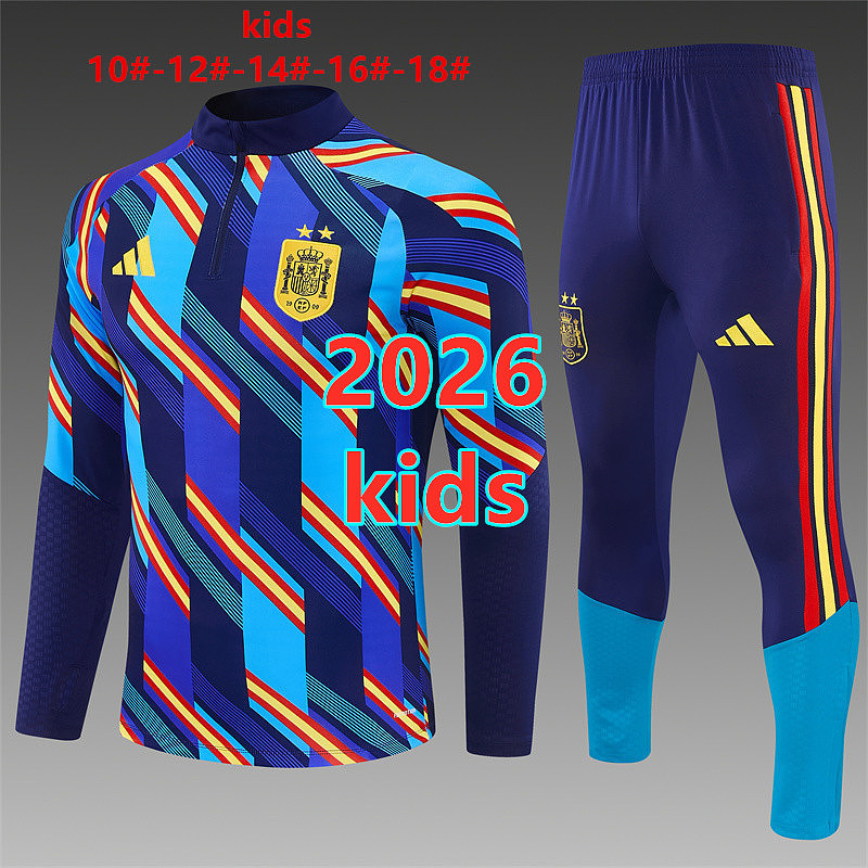 Spain Kids Long Sleeve Tracksuit 10 -18 2