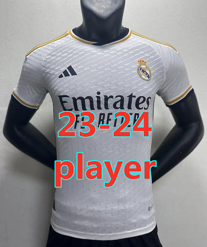 Real Madrid Player Version 23-24 TopThai Quality Home Jersey S-2XL