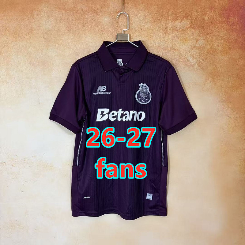 26-27 Porto Away Fans Version Jersey S-4XL