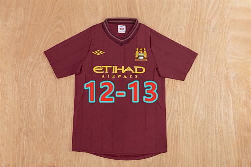 12-13 Manchester City Away Retro Jersey S-2XL