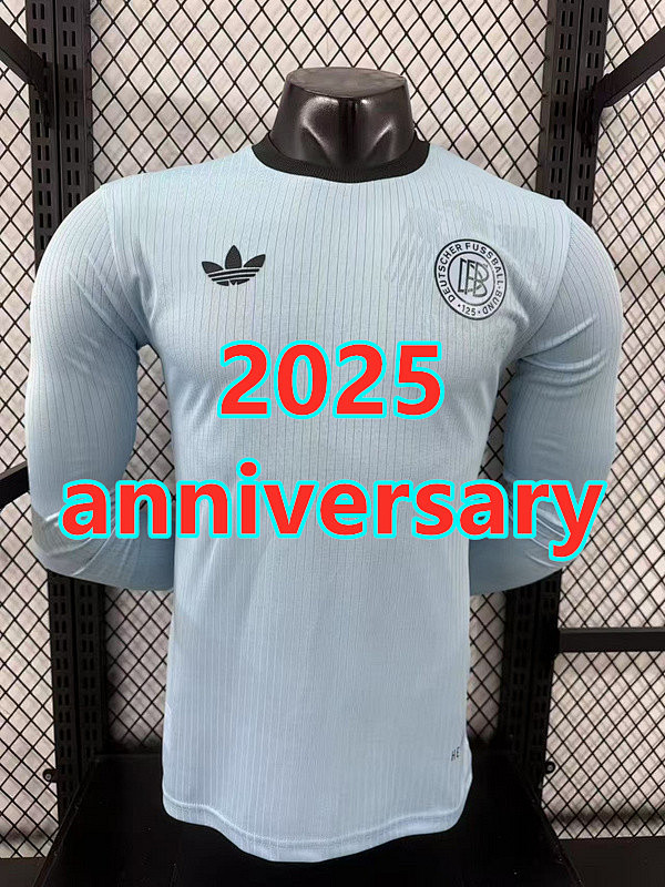 Germany Anniversary Player Long Sleeve Jersey S-3XL