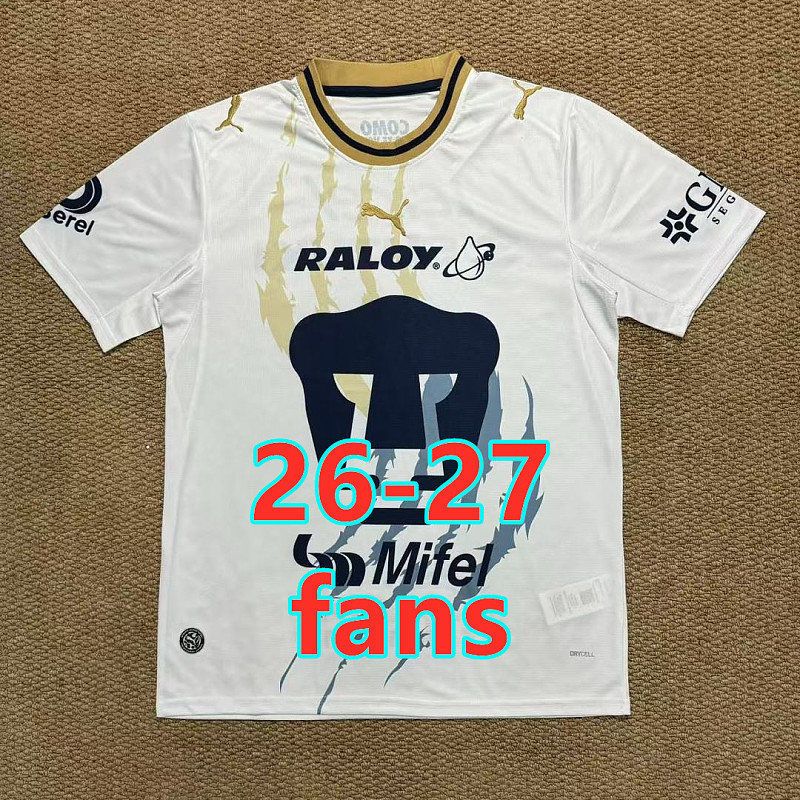 26-27 Pumas Unam Home Fans Version Jersey S-4XL