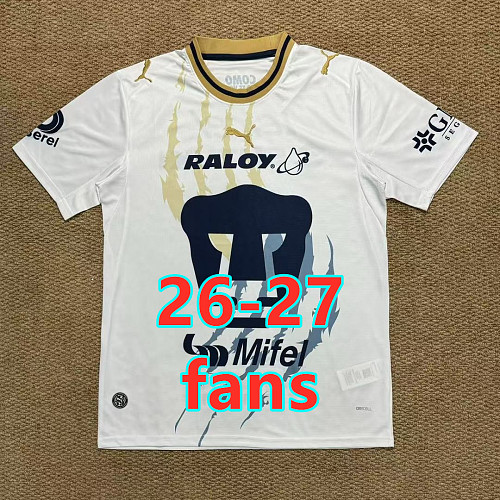 26-27 Pumas Unam Home Fans Version Jersey S-4XL