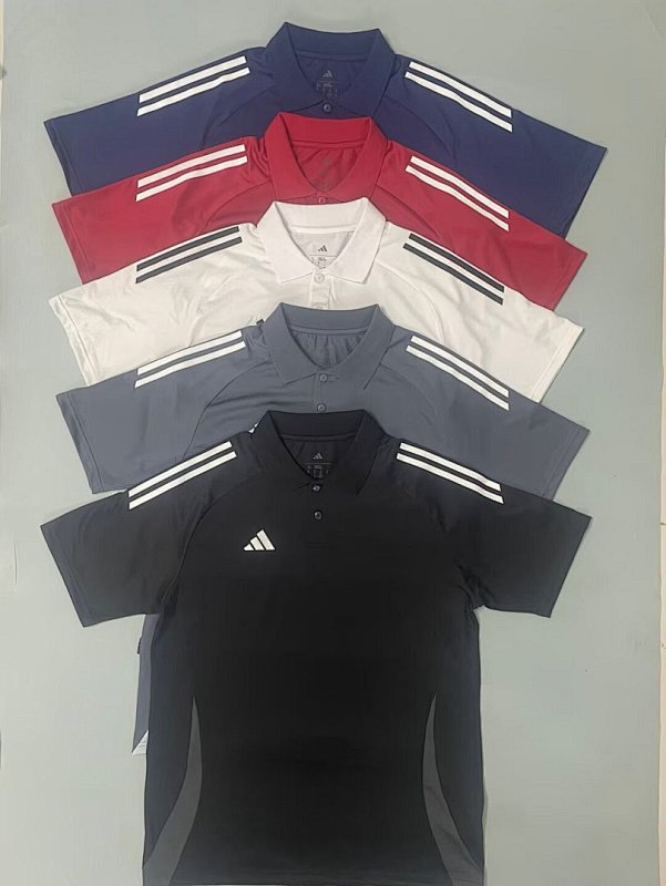 Adidas 26-27 A-D Short Sleeve Polo Jersey S-2XL Polo