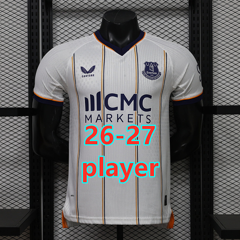 26-27 Everton Away Player Version Jersey S-2XL