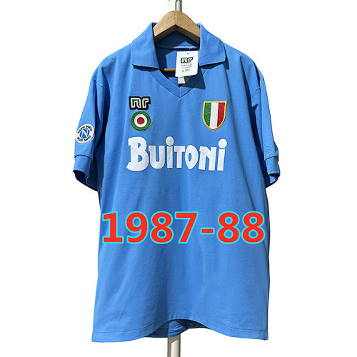 Napoli Retro TopThai Quality Home Jersey S-2XL