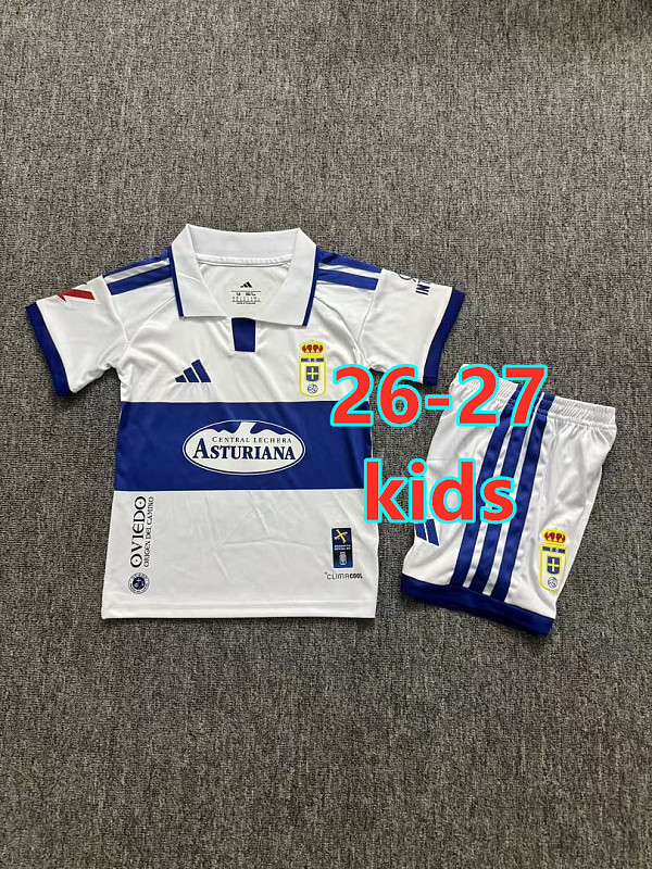 26-27 Real Oviedo Away Kids Jersey+shorts Kit 16 - 28