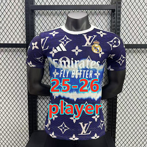 Louis Vuitton 25-26 Real Madrid Special Player Version Jersey S-2XL