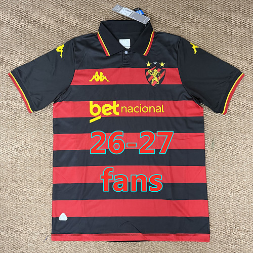 26-27 Recife Home Fans Version Jersey S-4XL