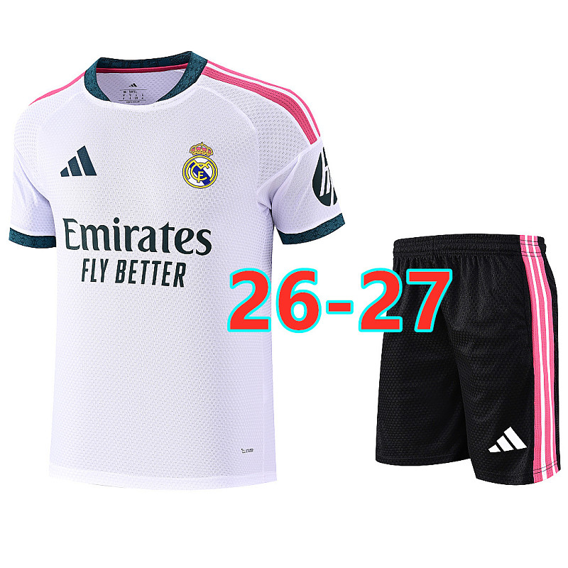 26-27 Real Madrid Short Sleeve Tracksuit S-2XL