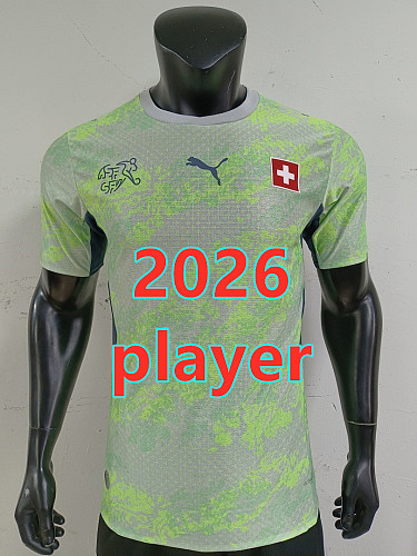 Switzerland Away Player 16 Teams Jersey S-4XL 16