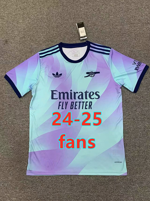 24-25 Arsenal Third Fans Version Jersey S-4XL