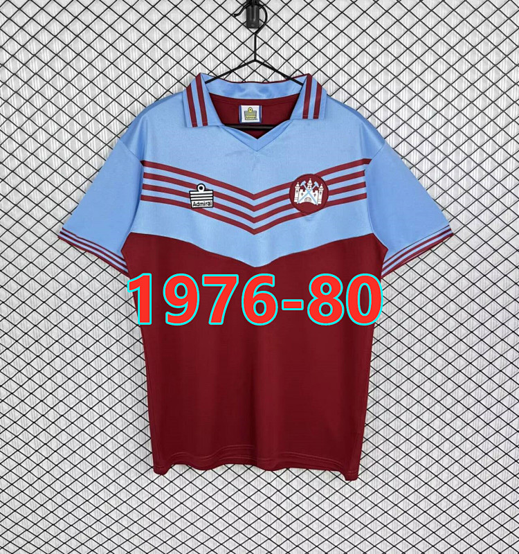 West Ham Home Retro Fans Version Jersey S-2XL