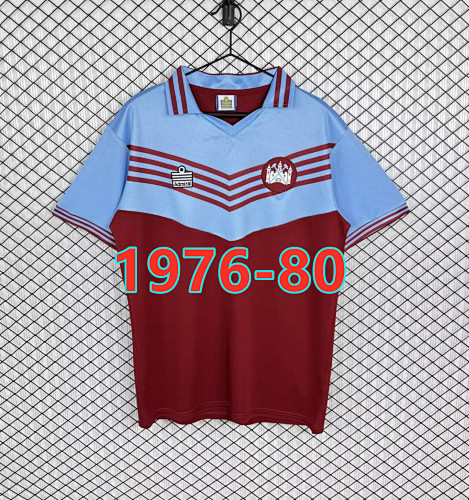 West Ham Home Retro Fans Version Jersey S-2XL
